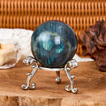 Buddha Stones Round Ball Figurine Natural Labradorite Healing Statue Office Home Decoration