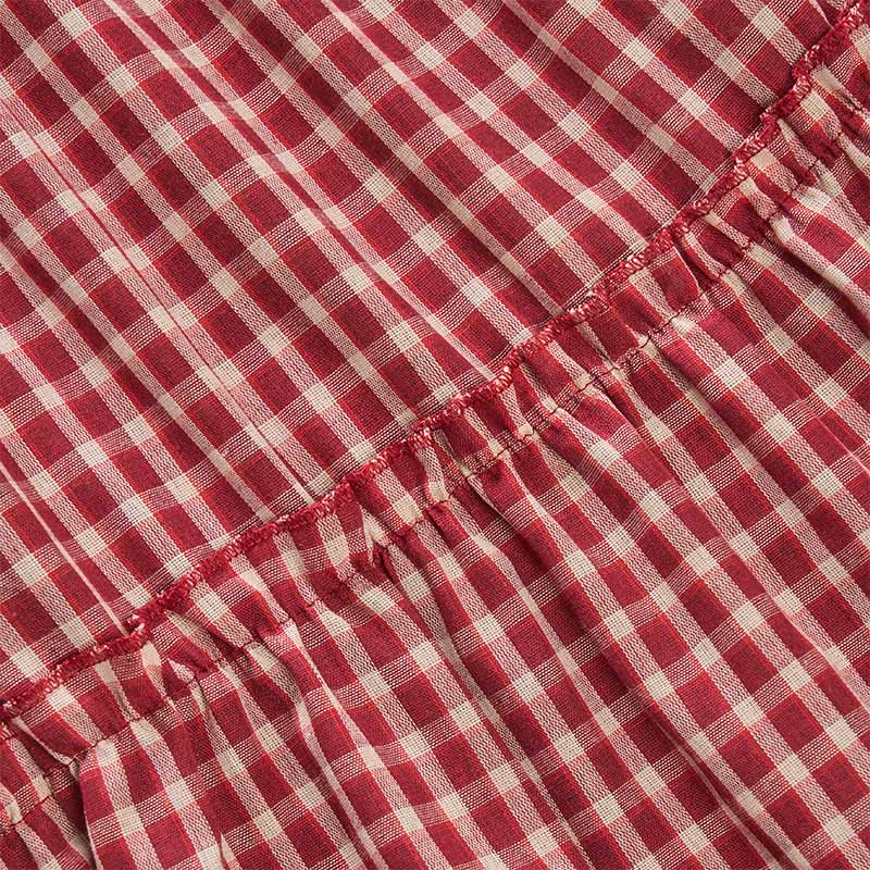 Buddha Stones Plaid Sleeveless Summer Below Knee Dress With Pockets