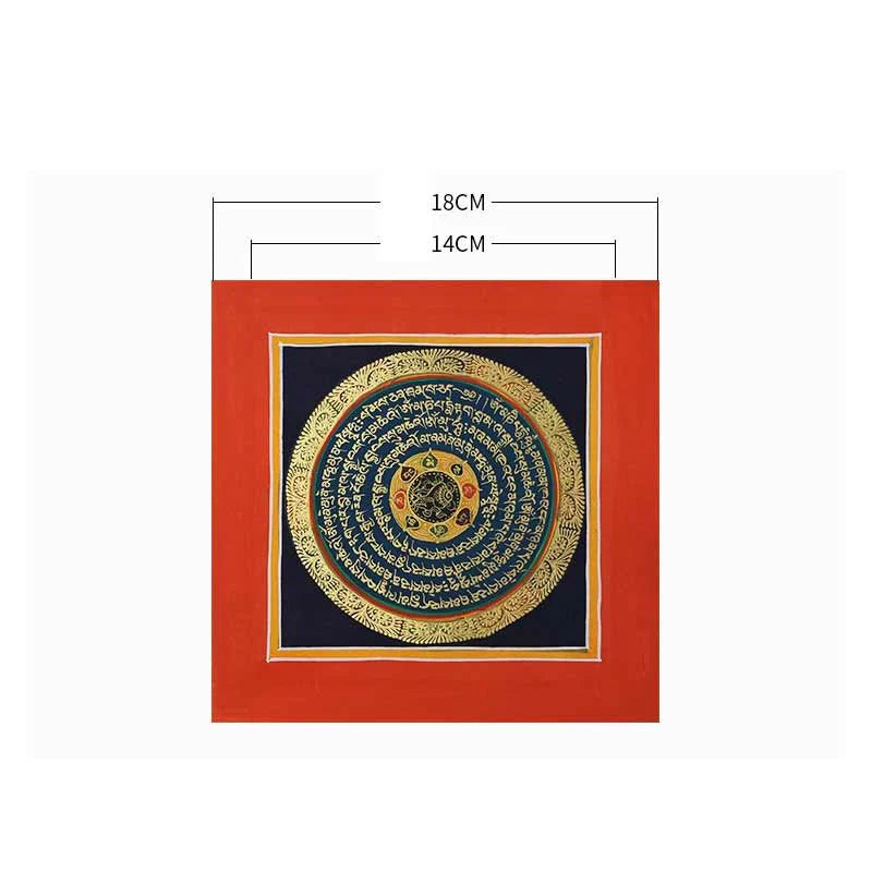 Buddha Stones Tibetan Handmade Thangka Painting Spiritual Blessing Blind Box Random Color Pattern