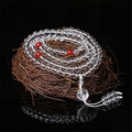 Buddha Stones Liuli Lotus 108 Round Beads Enlightenment Mala