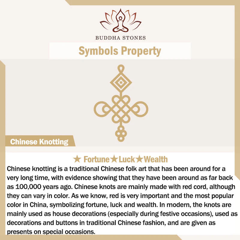 Buddha Stones Year of the Horse Dancing Lion Fu Character Chinese Knotting Fortune Decoration