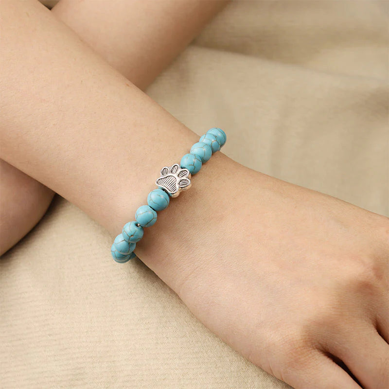 Buddha Stones âSave A Dogâ Stone Bracelet