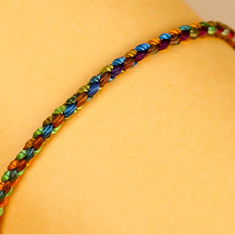 Buddha Stones May all your wishes come true Lucky Multicolored Bracelet