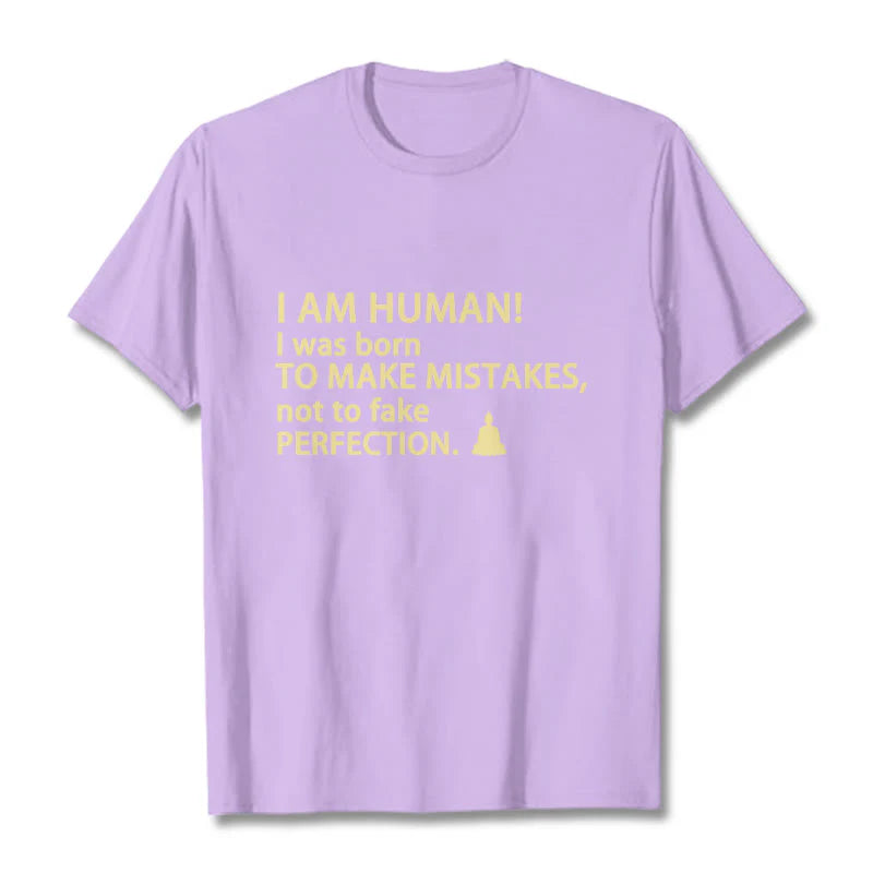 Buddha Stones I Am Human Tee T-shirt