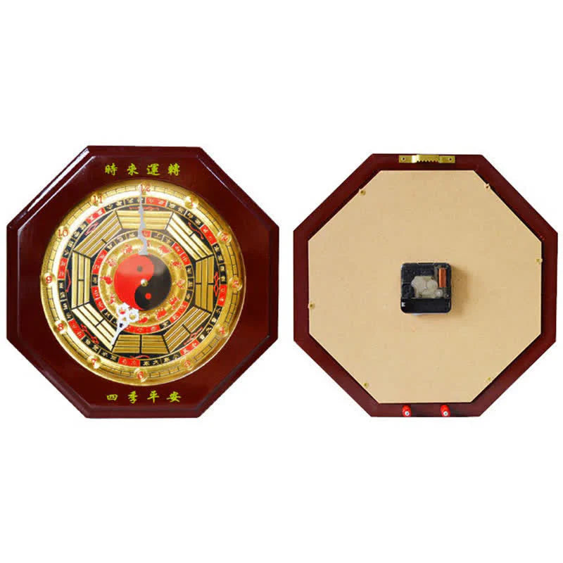 Feng Shui Bagua Map Balance Energy Map Wall Clock