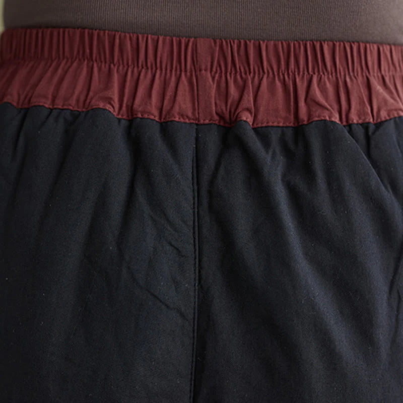 Buddha Stones Casual Plain Women's Wide Leg Pants With Pockets