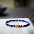 Buddha Stones Lazurite Koi Fish Positive Bracelet