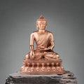 Buddha Stones Gautama Shakyamuni Buddha Figurine Serenity Copper Statue Home Decoration