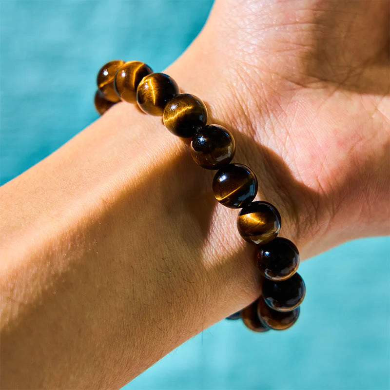 Buddha Stones Tiger Eye Strength Bracelet
