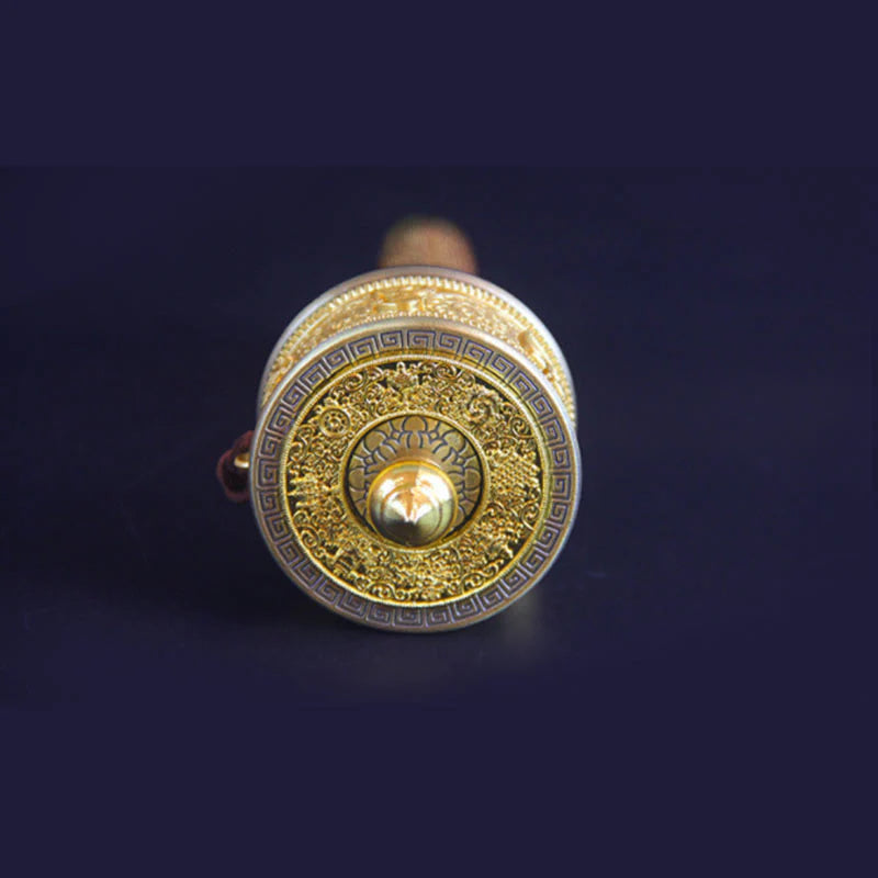 Buddha Stones Tibetan Lucky Prayer Wheel Six True Words Decoration