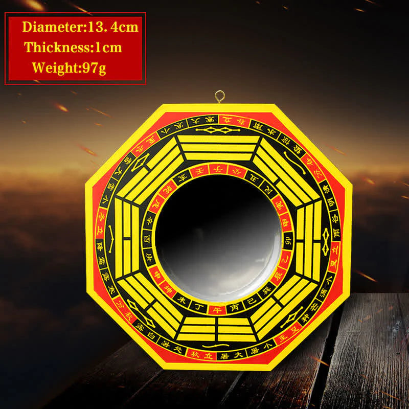 Buddha Stones Feng Shui Bagua Map Balance Living Room Energy Map Mirror