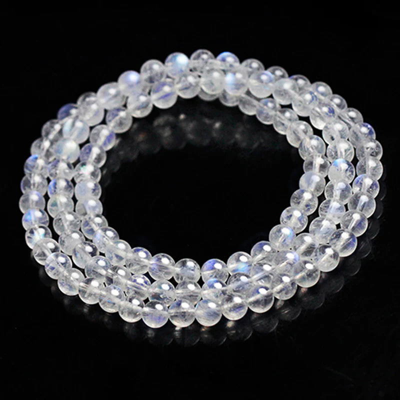 Buddha Stones Moonstone Healing Positive Bracelet