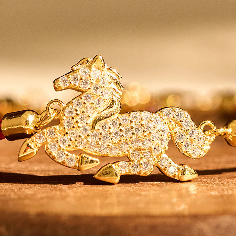 Buddha Stones May Protection and Good Luck Follow You Year of the Horse Includes Gift Message Card