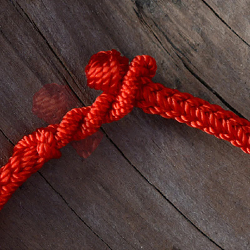 Buddha Stones Handmade Simple Design Chinese Knotting Luck Strength Braid String Bracelet (Extra 35% Off | USE CODE: FS35)