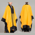 Buddha Stones Wudang Solid Color Long Wide Sleeve Unisex Taoist Robe Kimono For Qigong Tai Chi Ceremony