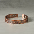 Buddha Stones Copper Open Butterfly Balance Self Care Adjustable Cuff Bracelet Bangle