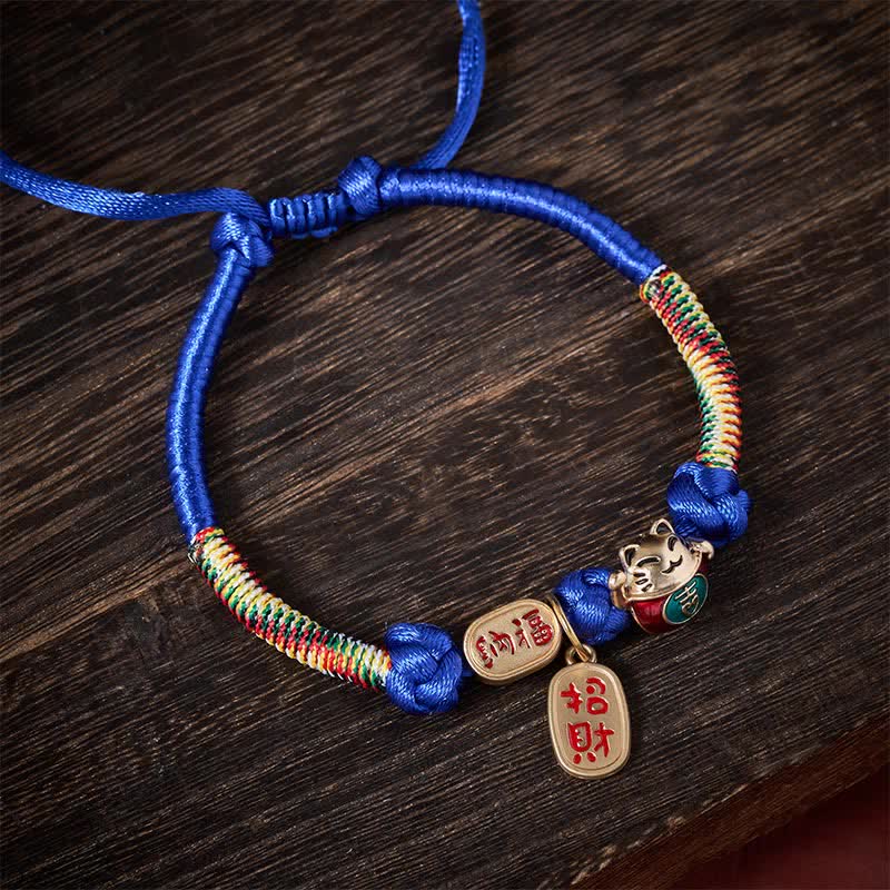 FREE Today: Luck and Protection Red String Plaited Auspicious Fu Character Adjustable Cats Pet Collar