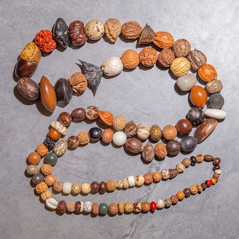 Buddha Stones 108 Mala Beads Bodhi Seed Luck Wealth Bracelet Wrist Mala (Extra 30% Off | USE CODE: FS30)
