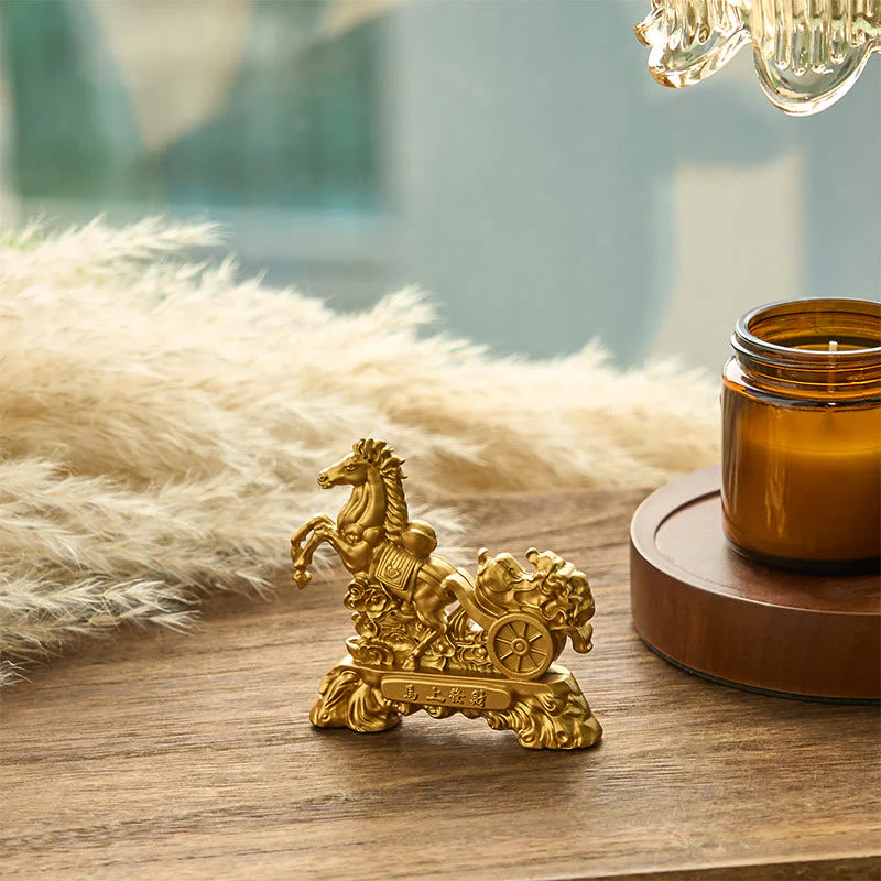 Buddha Stones Get Rich Now Year of the Horse Cabbage Ingot Home Decoration