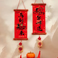 Buddha Stones Year of the Horse Chinese New Year Spring Festival Good Fortune Hanging Decoration