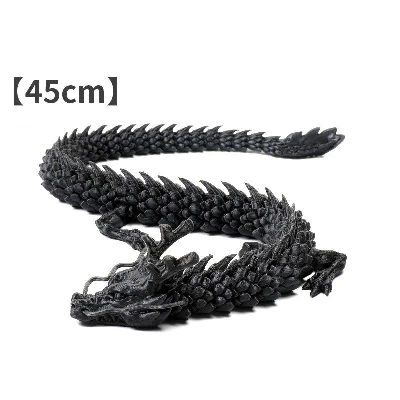 Buddha Stones Feng Shui Dragon Luminous 3D Printed Dragon Luck Success Home Decoration