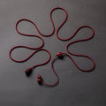 Buddha Stones Natural Cinnabar Chinese ZodiacÂ Gourd Calm Blessing Red String Belly Chain