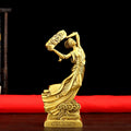 Buddha Stones Bodhisattva Nuwa Mends The Sky Protection Copper Statue Decoration