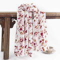 Buddha Stones Tibetan Floral Falling Leaves Print Shawl Fall Winter Cozy Warm Travel Scarf Wrap
