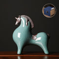 Buddha Stones Year Of The Horse Ceramics Freedom Desktop Home Decoration
