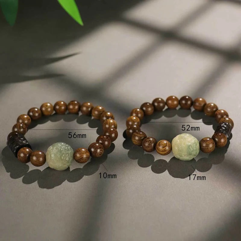 FREE Today: Calm Healing Sandalwood Bodhi Seed PiXiu Ebony Wood Bead Bracelet