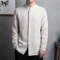 Buddha Stones Solid Color Chinese Tang Suit Jacket Men Clothing