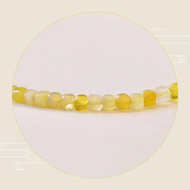 Buddha Stones 2mm Natural Opal Ultra-thin Beads Motivation Bracelet