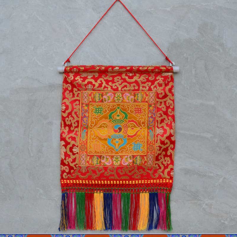 Buddha Stones Vajra Auspicious Symbols Spiritual Power Wall Art