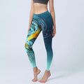 Buddha Stones Dreamy Lively Phoenix Cloud Pattern Print Gym Leggings Women's Yoga Pants