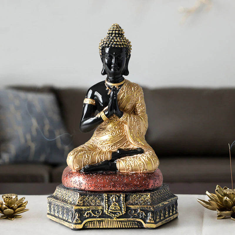 Buddha Stones Buddha Compassion Resin Statue Decoration