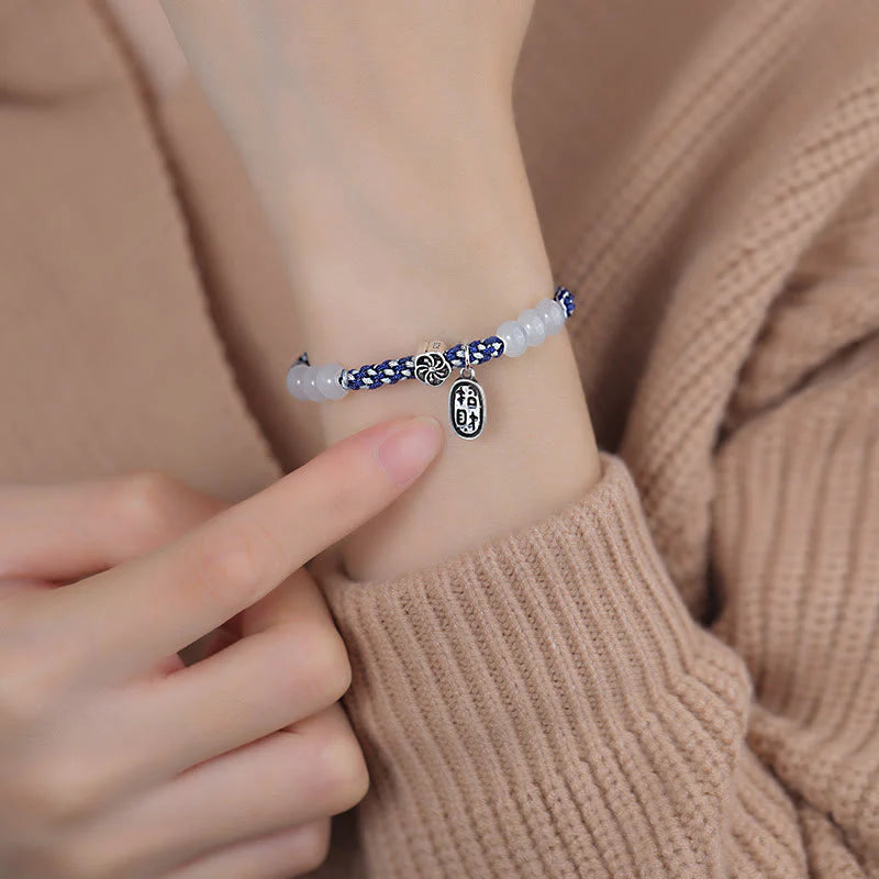 Buddha Stones Handmade Lucky Fortune Rope Bracelet