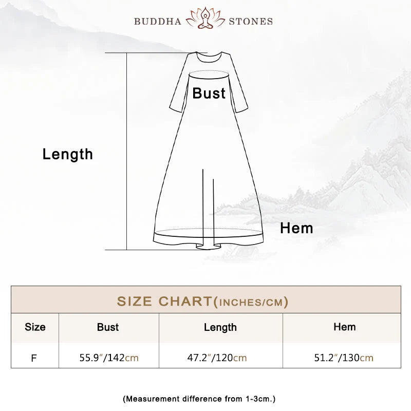 Buddha Stones Colorful Graphics Midi Dress Cotton Half Sleeve Tunic Dress With Pockets