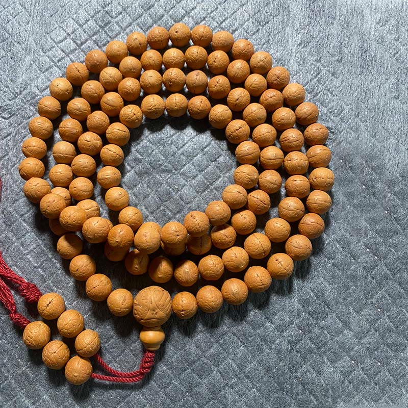 Buddha Stones 108 Mala Beads Nepal Bodhi Seed Luck Wealth Tassel Bracelet (Extra 30% Off | USE CODE: FS30)