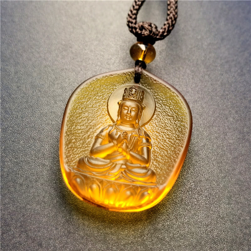 FREE Today: Buddha Amulet Lucky Liuli Necklace Pendant