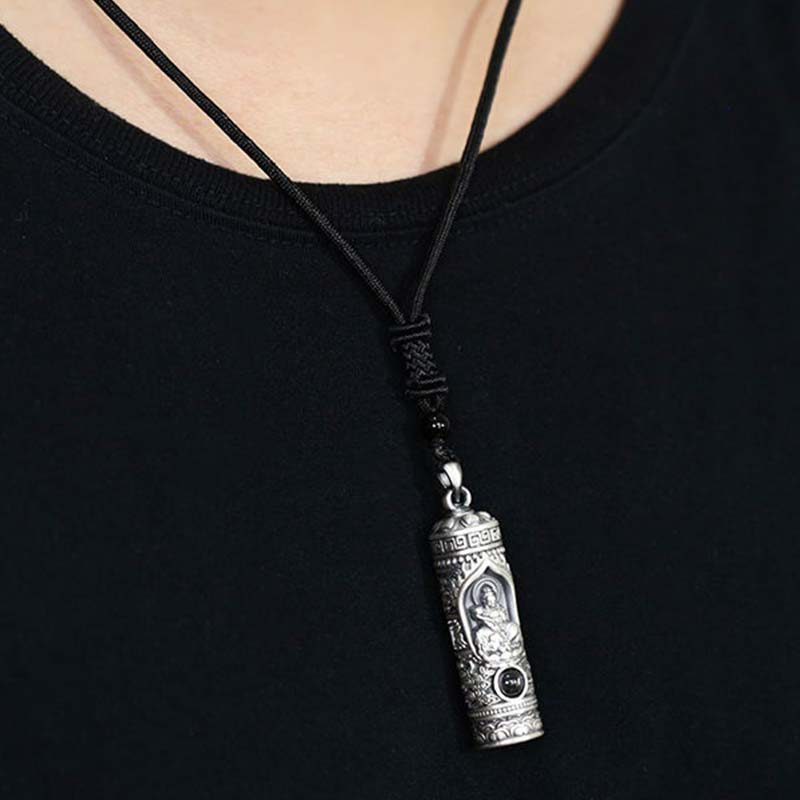 Buddha Stones Chinese Zodiac Natal Buddha Projection Prosperity Necklace Pendant