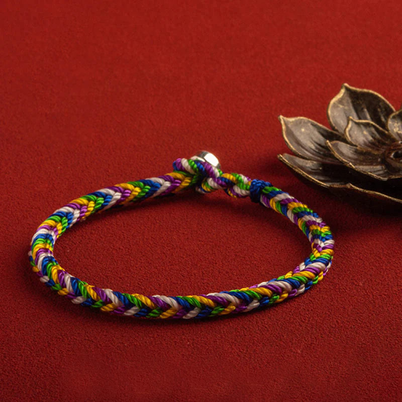 Buddha Stones May everything go your way Lucky Multicolored Bracelet