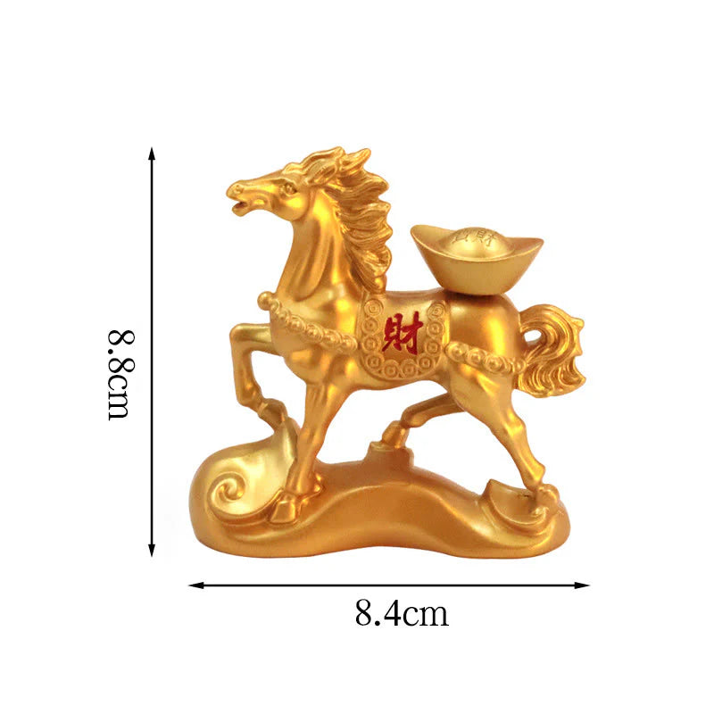 Buddha Stones Wishing You Success and Good Fortune Year of the Horse Decor Includes Gift Message Card