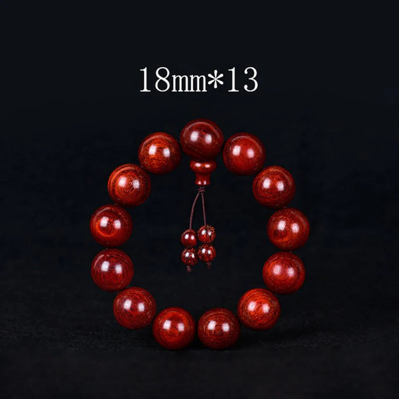 Tibetan Small Leaf Red Sandalwood Balance Bracelet (Extra 30% Off | USE CODE: FS30)