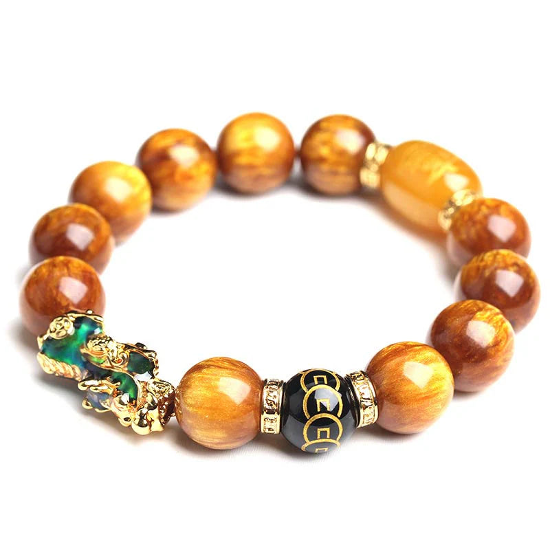 Buddha Stones FengShui Tiger Eye PiXiu Wealth Bracelet (Extra 35% Off | USE CODE: FS35)