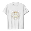 Buddha Stones Golden Buddha Holding A Lotus Flower Tee T-shirt