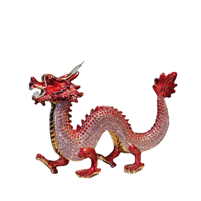 Buddha Stones Handmade Feng Shui Dragon Luck Success Home Decoration