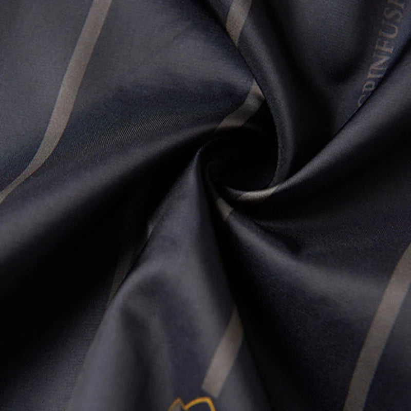 Buddha Stones Embroidery Pattern Stand Collar Long Sleeve Men's Tang Suit Jacket With Pockets