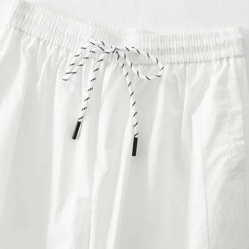 Buddha Stones Plain High Waist Pleats Design Women's Harem Pants With Pockets