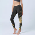 Buddha Stones Soaring Phoenix Cloud Pattern Print Gym Leggings Women's Yoga Pants