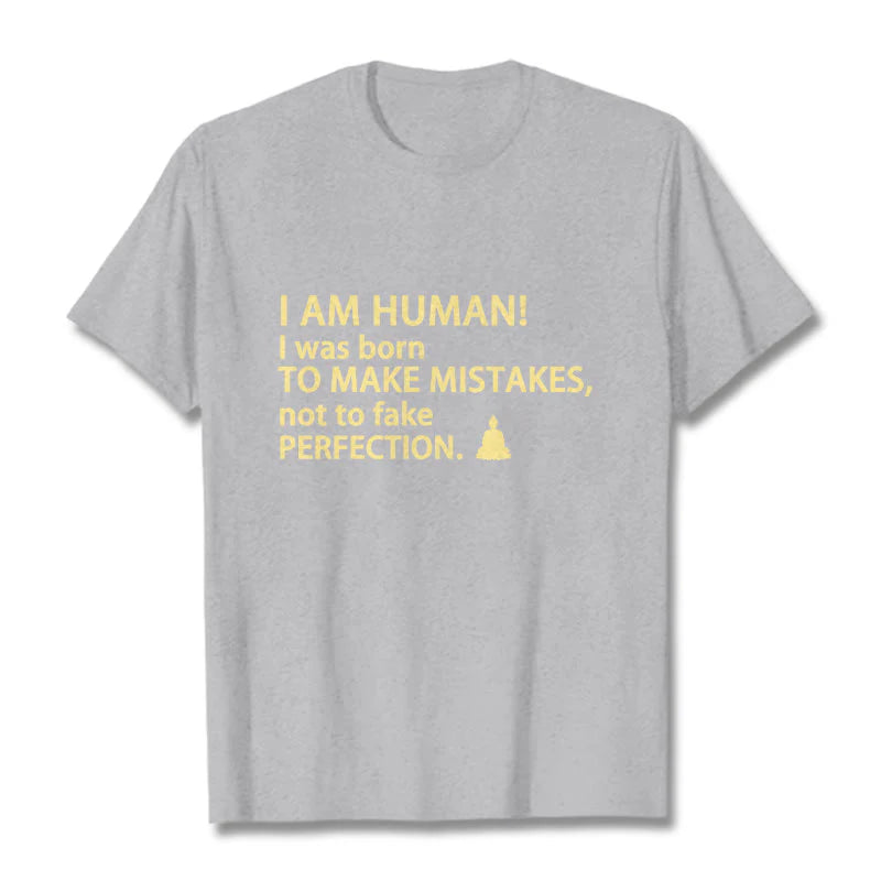 Buddha Stones I Am Human Tee T-shirt
